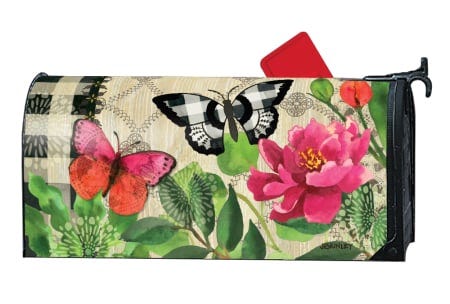 Butterflies in Check MailWrap