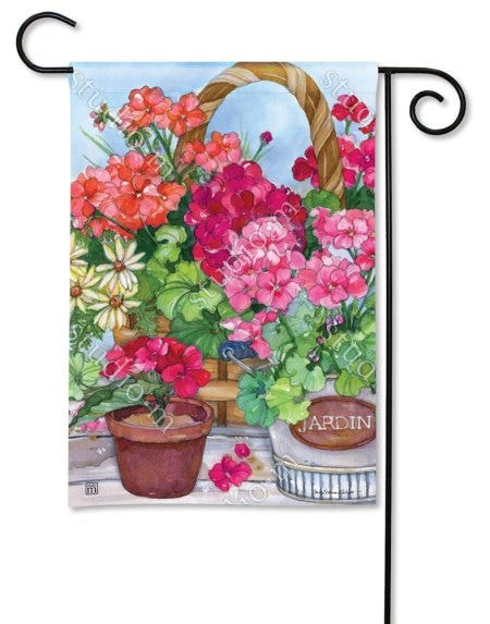 Geranium Variety Garden Flag