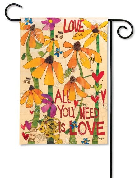 All You Need is Love Garden Flag