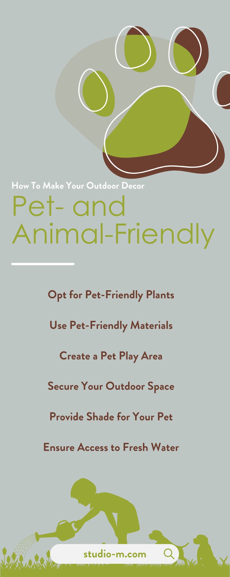 How To Make Your Outdoor Decor Pet- and Animal-Friendly