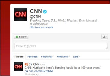 CNN's Twitter Feed