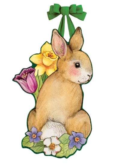 Springtime Bunny Door Decor