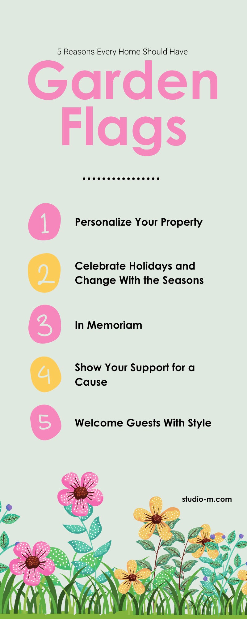 5 Reasons Every Home Should Have Garden Flags